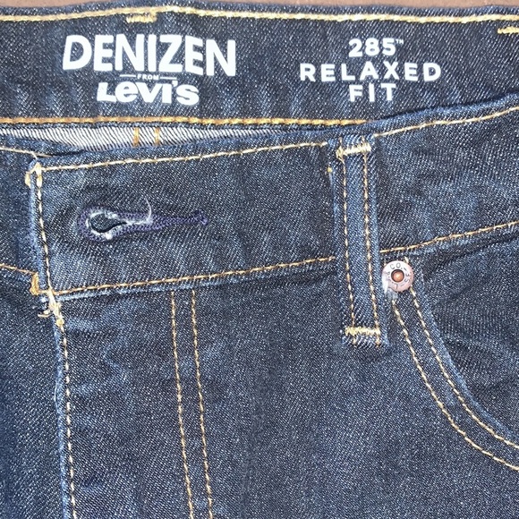 Worn Once! Denizen from Levi’s 285 Relaxed Fit Dark Wash Jeans 38x30 - Picture 8 of 10